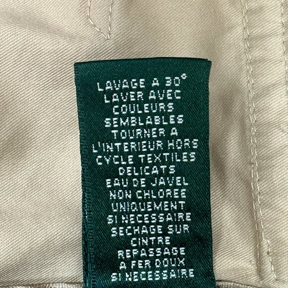 Ralph Lauren Beige Cotton Twill Cord Collar Chore Barn Utility Jacket - L - Picture 16 of 16